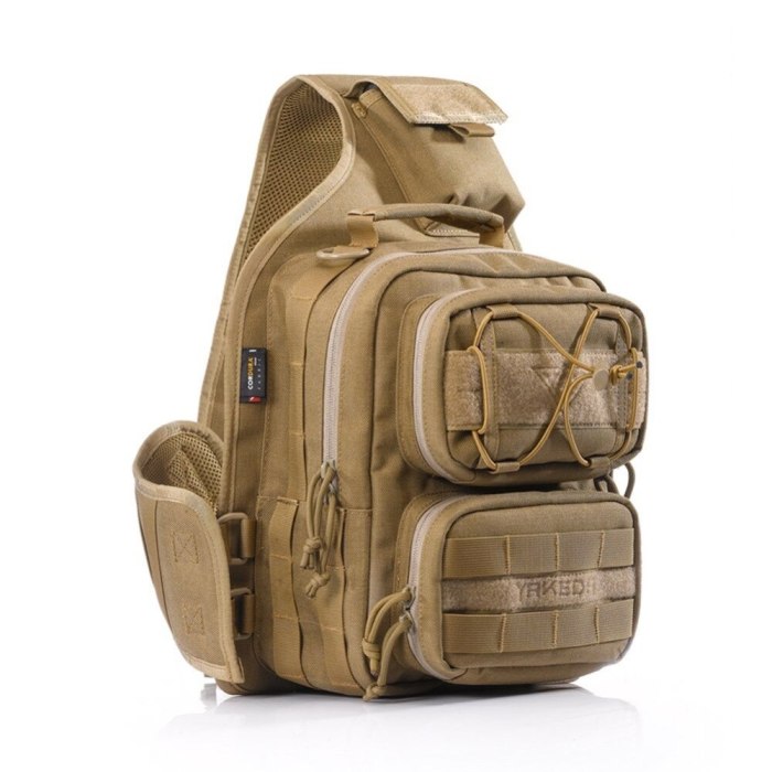 Outdoor Tactical Shoulder Backpack, Military & Sport Bag Pack Daypack for Camping, Hiking, Trekking, Rover Sling