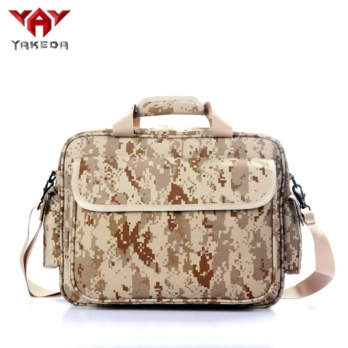 Tactical Brief Case Outdoor 15.6  Laptop Bag Multifunction Handbags Briefcase camouflage Laptop Bag