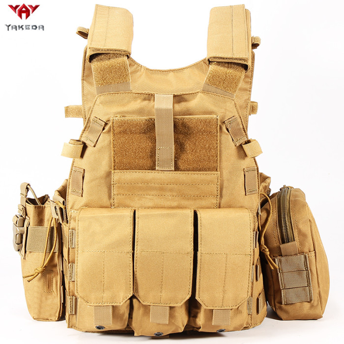 Gilet tactique Airsoft YAKEDA Multipoches - Dan Military