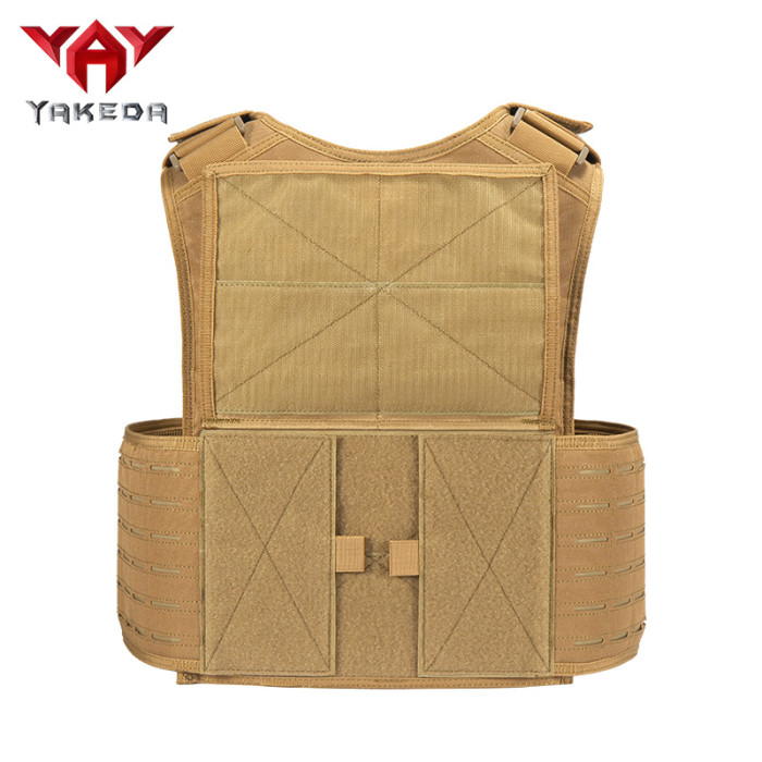 yakeda army swat military army laser cut molle bulletproof plate carrier assault shooting tactical vest