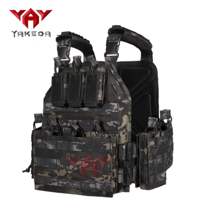 YAKEDA Quick Release Plate Carrier Vest In Stock Molle Chaleco Tactico Tactical Vest for Outdoor Shooting