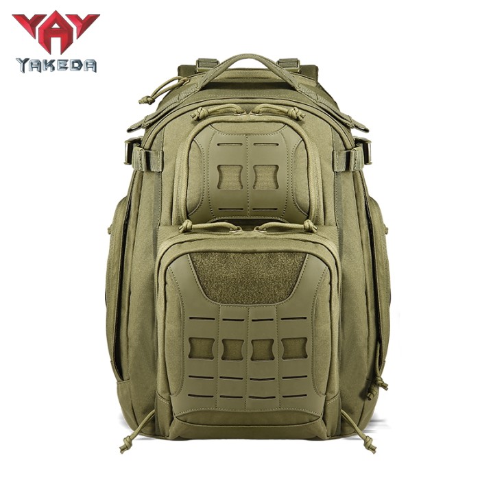 YAKEDA Military Tactical Backpack for Men Army 3 Day Assault Pack 42L Large Molle Hiking Backpack