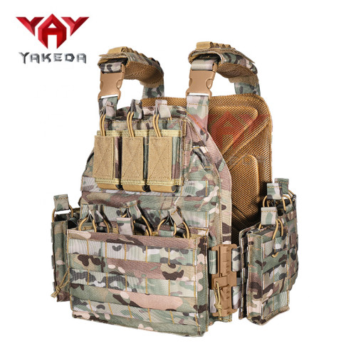 YAKEDA Quick Release Plate Carrier Vest In Stock Molle Chaleco Tactico Tactical Vest for Outdoor Shooting