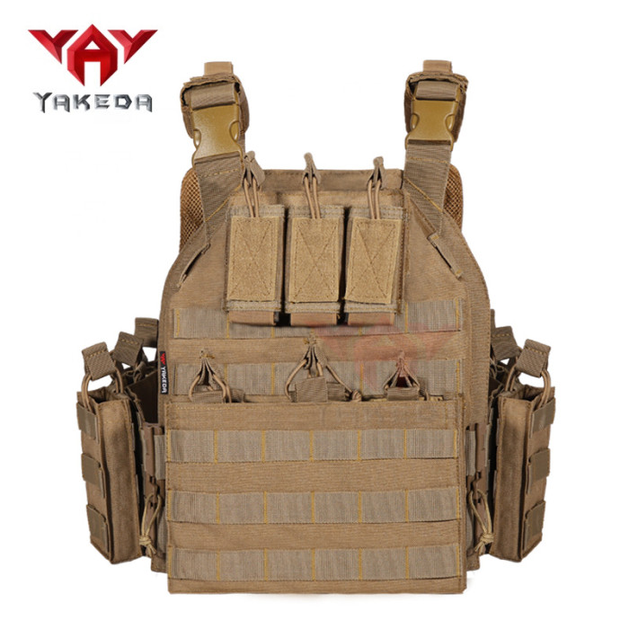 YAKEDA Quick Release Plate Carrier Vest In Stock Molle Chaleco Tactico  Tactical Vest for Outdoor Shooting
