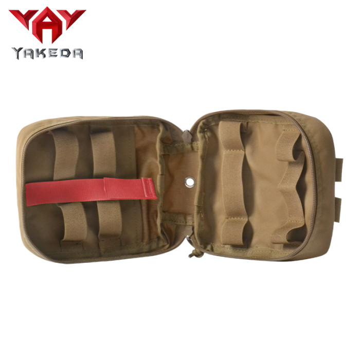 YAKEDA waterproof emergency military molle small tactical first aid pouch medical kit bag