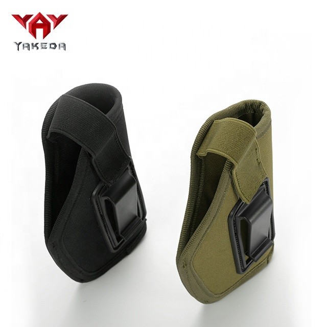 Yakeda CS Durable Pistol Tactical Concealed Carry Hand Gun Clip Holster Pouch for Outdoor Hunting 