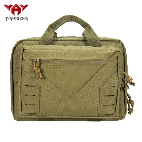 YAKEDA waterproof tactical military padded laptop pad pistol concealed bag