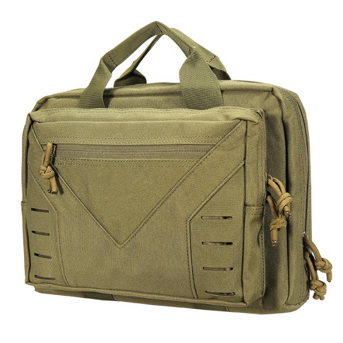 YAKEDA waterproof tactical military padded laptop pad pistol concealed bag