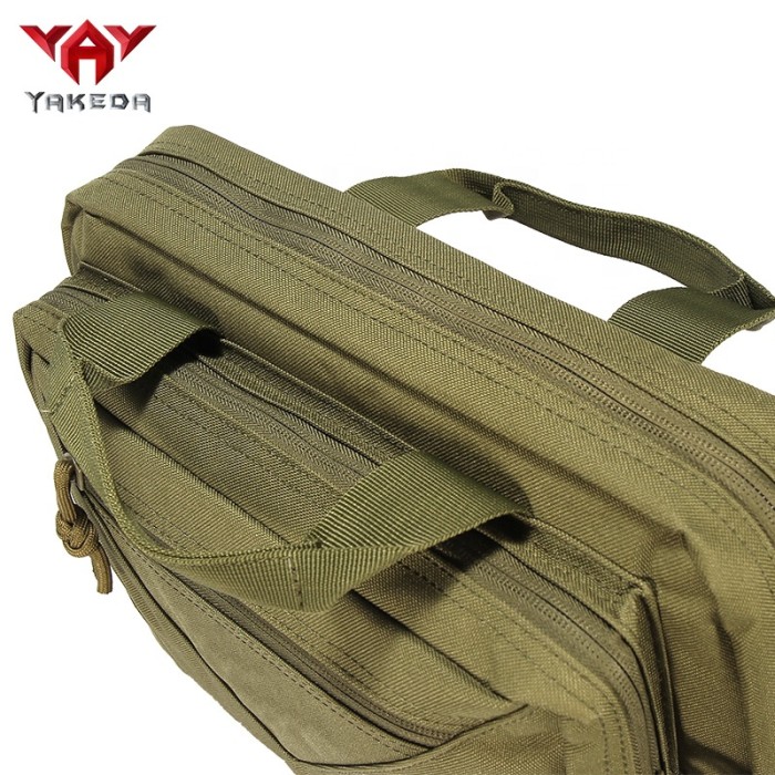 YAKEDA waterproof tactical military padded laptop pad pistol concealed bag