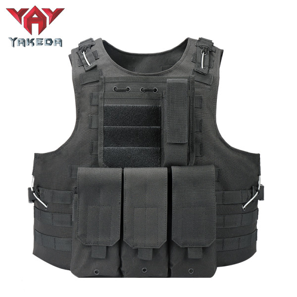 Yakeda Fashion multifumctional ajustable shoulder strap vest packs for hanging accessories tactical vest military vest