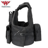 Yakeda Fashion multifumctional ajustable shoulder strap vest packs for hanging accessories tactical vest military vest