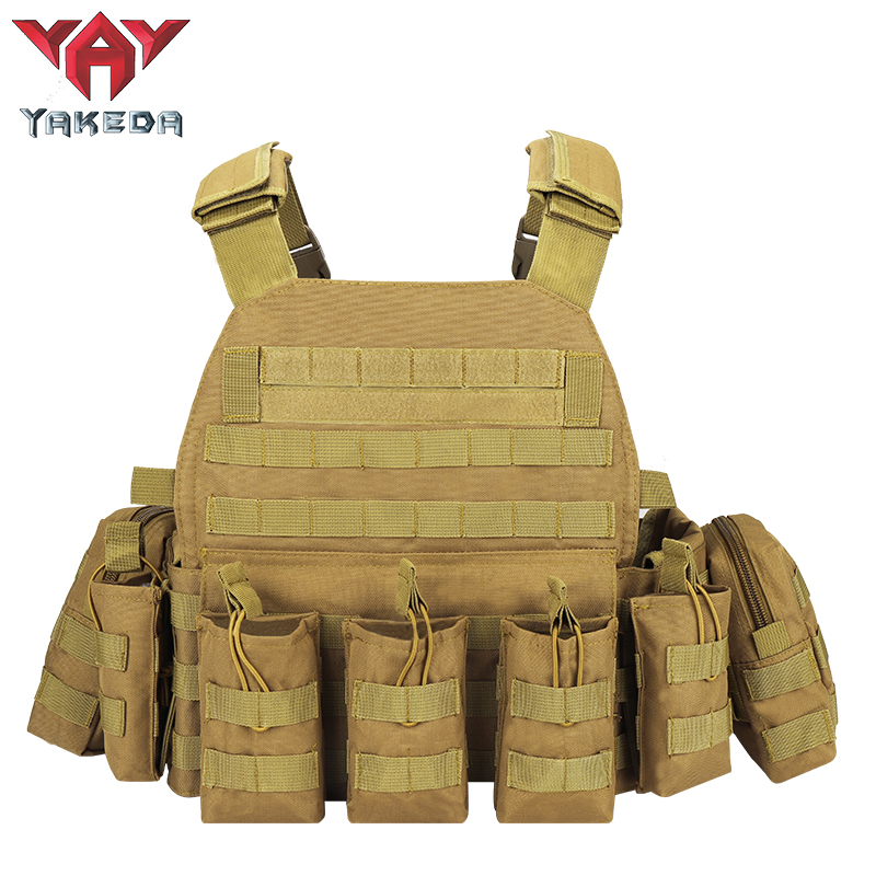 Yakeda Latest Fashion Full Protection Military Tactical Vest Molle Chaleco  Tactico Laser Cut Plate Carrier Bullet