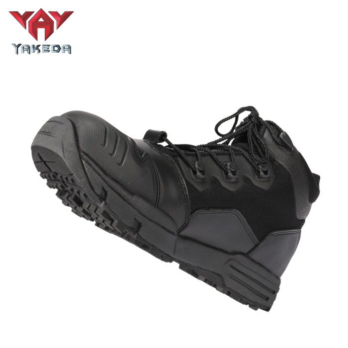 Botas Police Army Boot Waterproof Hiking Boot Combat Tactical Leather Black Military For Men