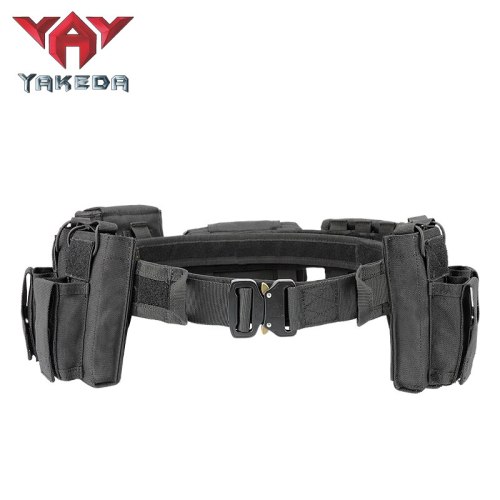 Yakeda Army User Outdoor Black Hunting Tactics Law Enforcement  Duty Security Traffic Police Belt