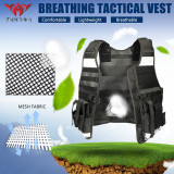 Yakeda custom stab-resistant reflective vest outdoor MOLLE system onboard safety tactical vest