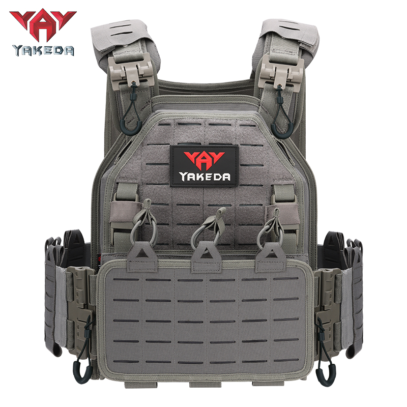 YAKEDA 1000D Nylon Tactical Gear Military Airsoft CS Game Hunting MOEEL  Army Laser Cut Vest