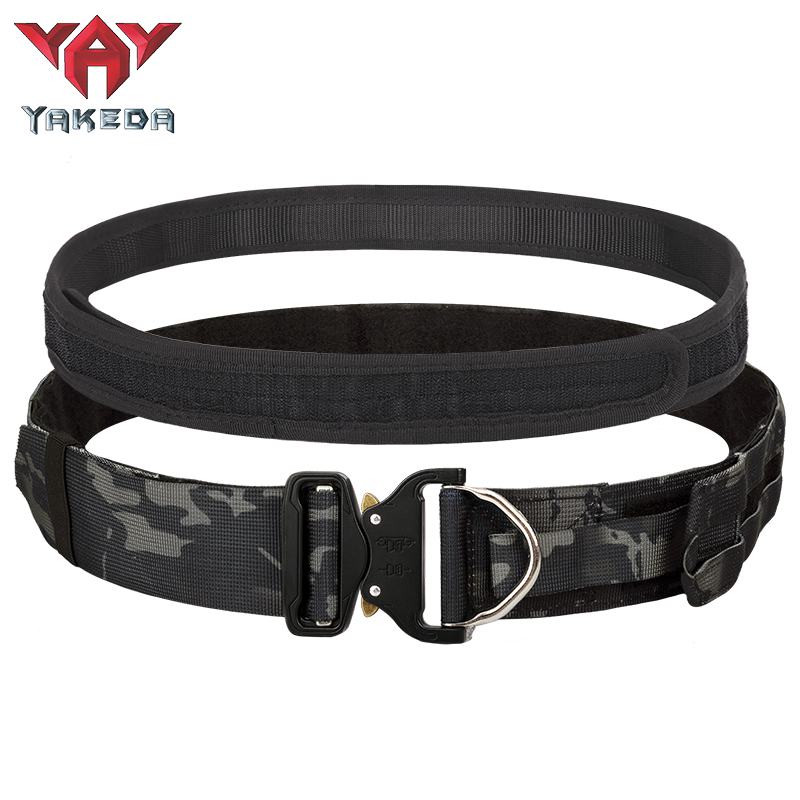 Yakeda Nylon Military Duty Belt With Lnner Belt Molle Tactical