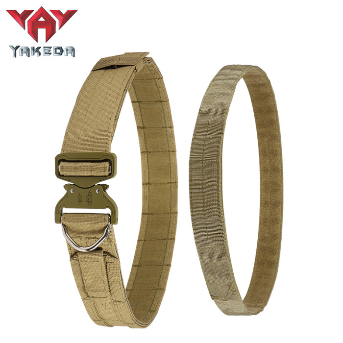 Yakeda Nylon Military Duty Belt With Lnner Belt Molle Tactical
