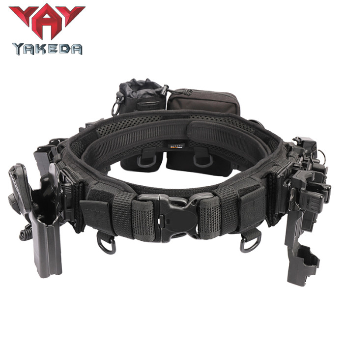 Yakeda Padded Patrol Belt Police Hunting Gadget Pouch MOLLE Waist
