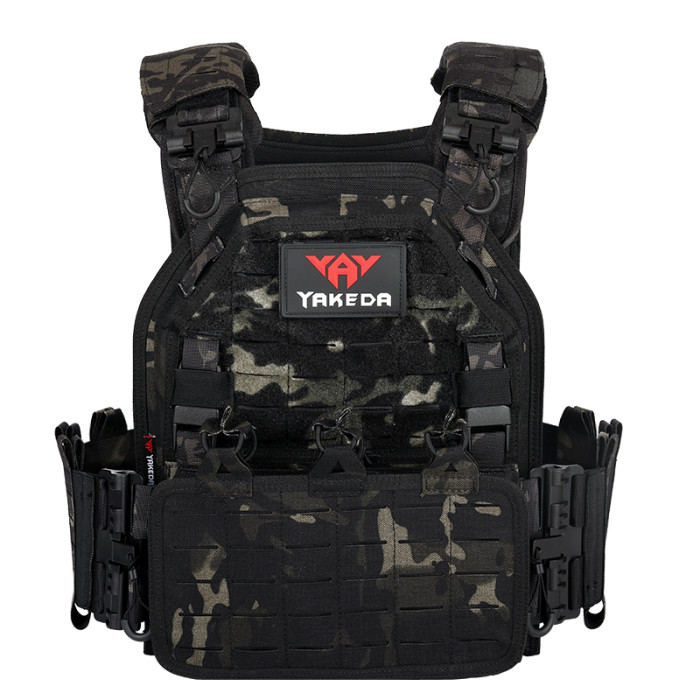 YAKEDA 1000D Nylon Tactical Gear Military Airsoft CS Game Hunting MOEEL Army  Laser Cut Vest