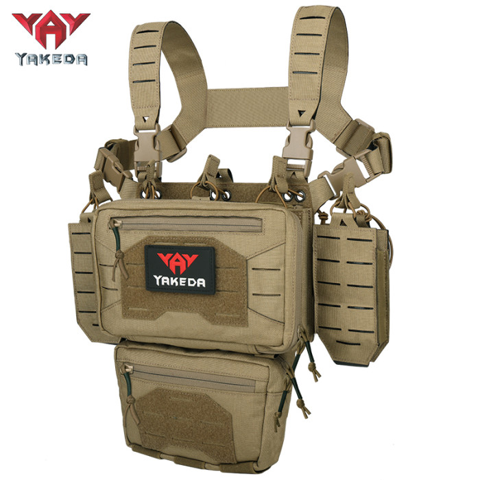 YAKEDA New Fashion Crossbody Harness Vest Conceal Tactical Chest Rig