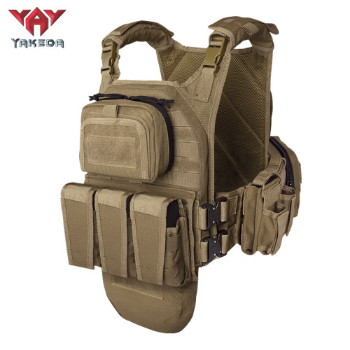 YAKEDA MOLLE Outdoor Chaleco Tactico Plate Carrier Tactical Vest