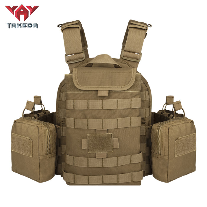 YAKEDA Quick Release Molle Combat Camouflage Plater Carrier OCP Chaleco Tactico Tactical Vest