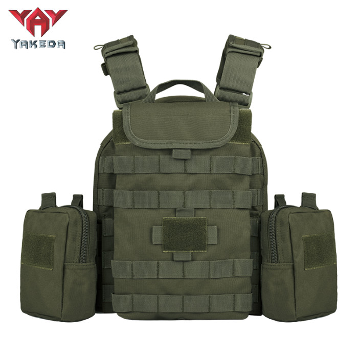 YAKEDA Quick Release Molle Combat Camouflage Plater Carrier OCP Chaleco Tactico Tactical Vest