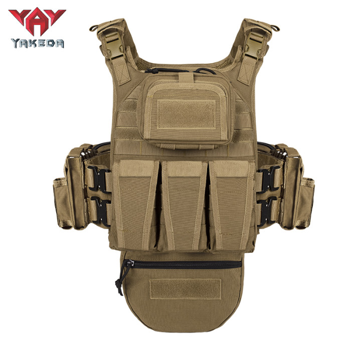YAKEDA MOLLE Outdoor Chaleco Tactico Plate Carrier Tactical Vest