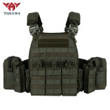 VT-6031-5 QR Yakeda MC Tactical Gear Chaleco Tactico Weighted Plate Carrier Black Tactical Vest Nylon Colete Tatico Military Training Vest