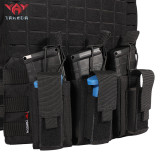 TL-806 Tactical Triple Magazine Nylon 1000D Multi-Purpose molle System Wearable Belt Accessory Pouch