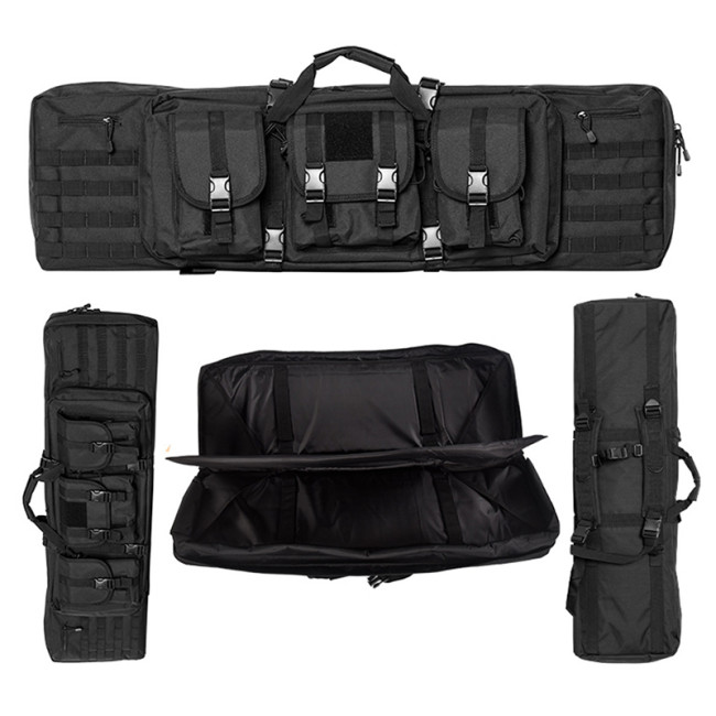 GN-9088 Multi-Functional Double-Layer Tactical Gun Bag Outdoor Sports Equipment Handheld Shoulder Bag