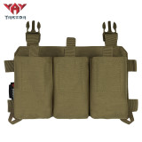 YAKEDA Tactical Triplex 5.56/7.62 Universal Speed Dial Holster Vest Snap-In Modular Attack Front Panel