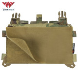 YAKEDA Tactical Chest Hanger Accessory Multifunction Replacement Flap 556/762 Universal Composite Triple Front Panel