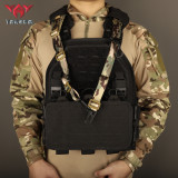 YKD-0203 500D Nylon Tactical Single Straps Nylon Sling Webbbing Sling Bungee Strap Hunting Accessories Tactical Sling