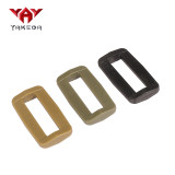 10 Pcs Plastic Square Buckle Webbing Adjustment Buckle