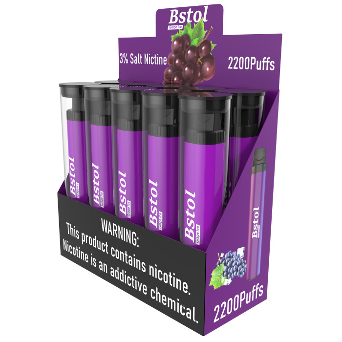 Bstol CLUB Grape Ice 2200puff Disposable Pod Device