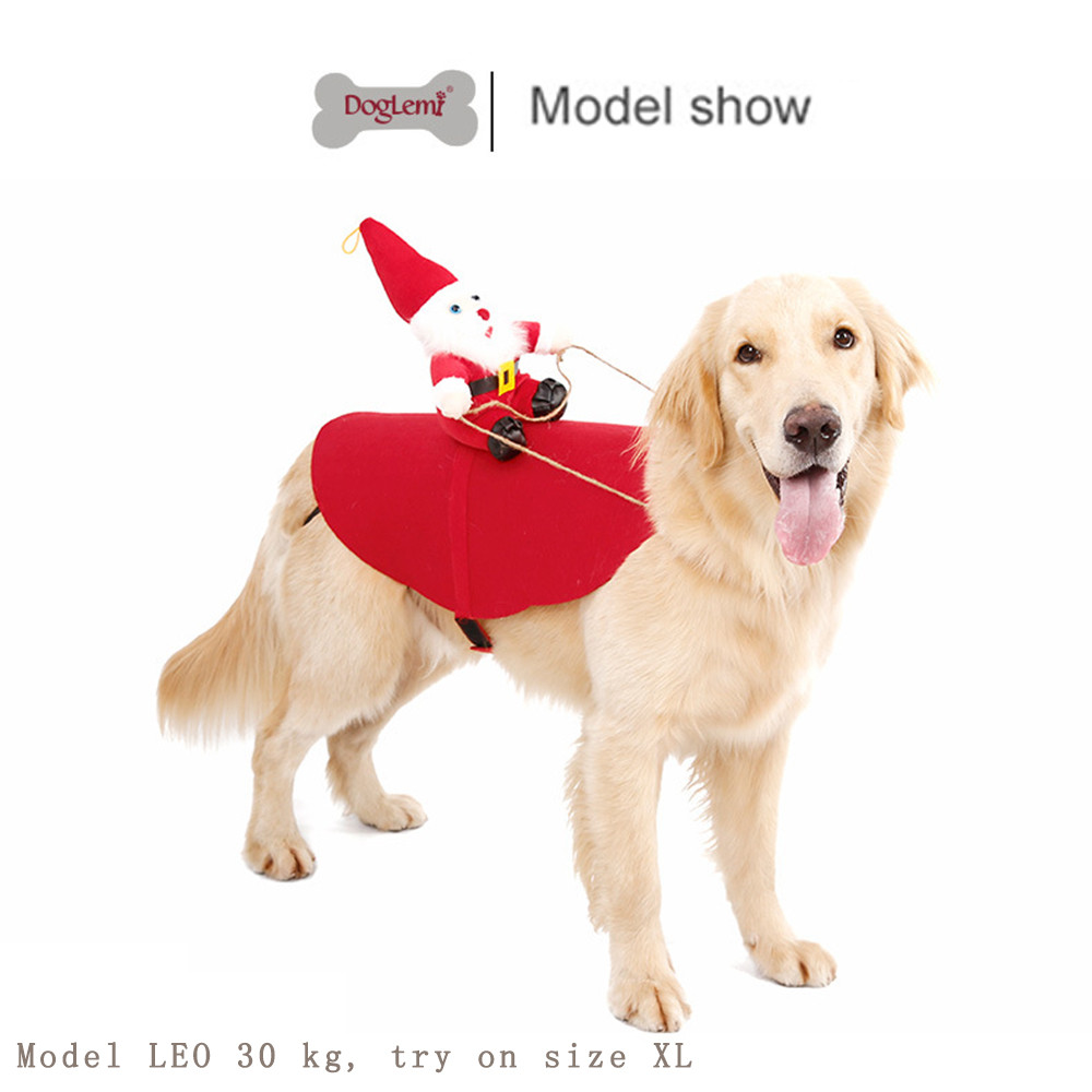 Us 24 99 Christmas Clothes Pet Dog Cat Clothes Transfiguration Christmas Funny Little Medium Sized Dog Golden Retriever Autumn And Winter M Ishopzone Com