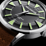 MERKUR Mens Diver Watch Conqueror Automatic Sapphire Glass 200M WR