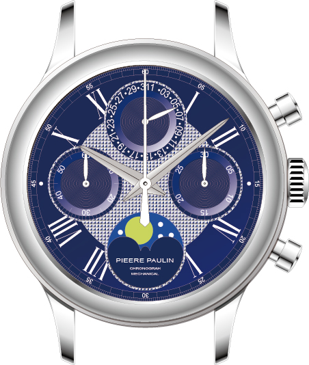 merkur pierre paulin chronograph
