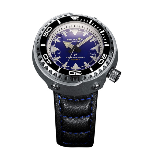 MERKUR OCEANMASTER 1000M Water Resist Big 47MM MONOBLOCK TUNA Original Design Sapphire Ceramic Bezel Japan NH35 Automatic Vinatge Homage Dive Men‘s Luxury Watch