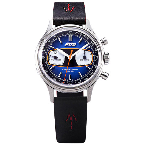 Us 229 00 Fod Racing Mechanical Chronograph 70 S Retro Rally Style Watch Men S Dress Hand Winding Gradient Blue Green Luxury Complicated M Merkurwatch Com