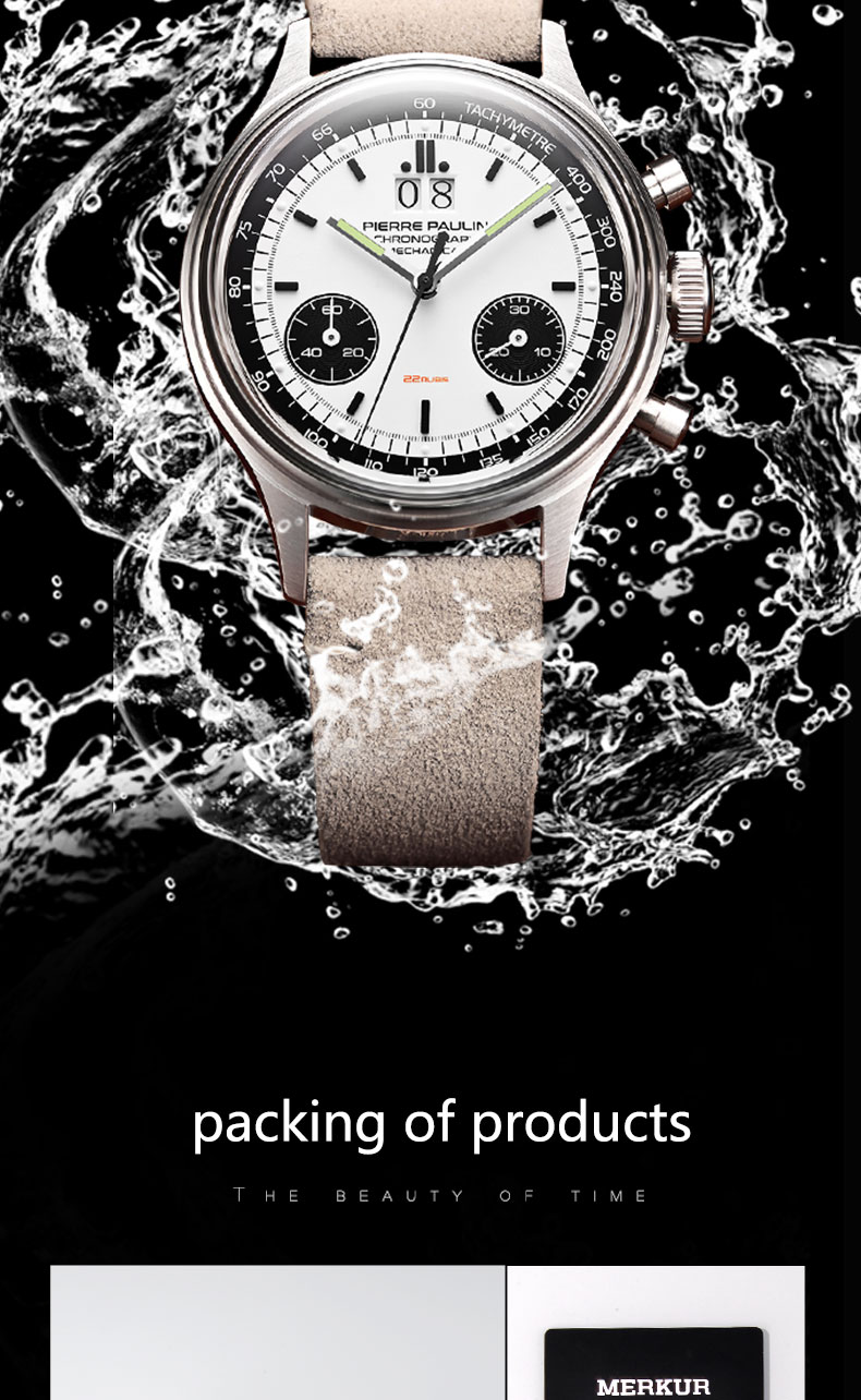 pierre paulin panda chronograph