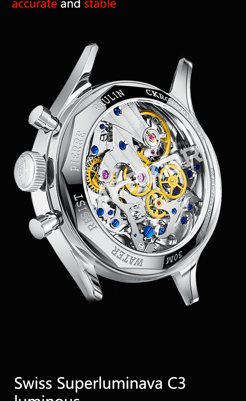 merkur pierre paulin chronograph