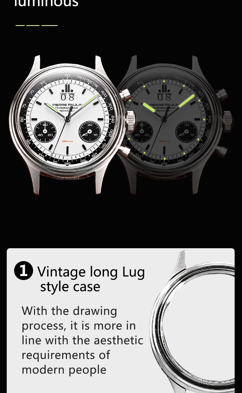 pierre paulin panda chronograph