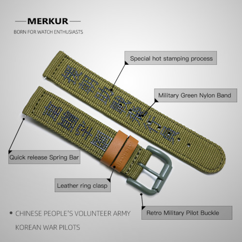 20MM Metal Stailess Steel Waterproof Skin-friendly  Retro  Watchband Watch Accessories curved endlink