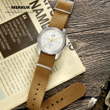Vintage Chinese Style 70S CLASSIC CROSS LINE DIAL Original Design handwind mechanical watch Gold and Silver Dial