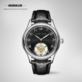 New Vintage Style Flying Tourbillon PIERRE PAULIN Genuine Mechanical Dress Luxury Mens Watch Seagull Complicated Luxury