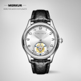New Vintage Style Flying Tourbillon PIERRE PAULIN Genuine Mechanical Dress Luxury Mens Watch Seagull Complicated Luxury