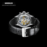 PIERRE PAULIN Mechanical Chronograph Moon phase Calendar Complicated Men's Luxury Dress Handwind Watch